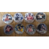 BRUCE LEE JUEGO DE 8 MONEDAS