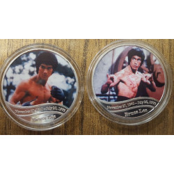 BRUCE LEE JUEGO DE 8 MONEDAS
