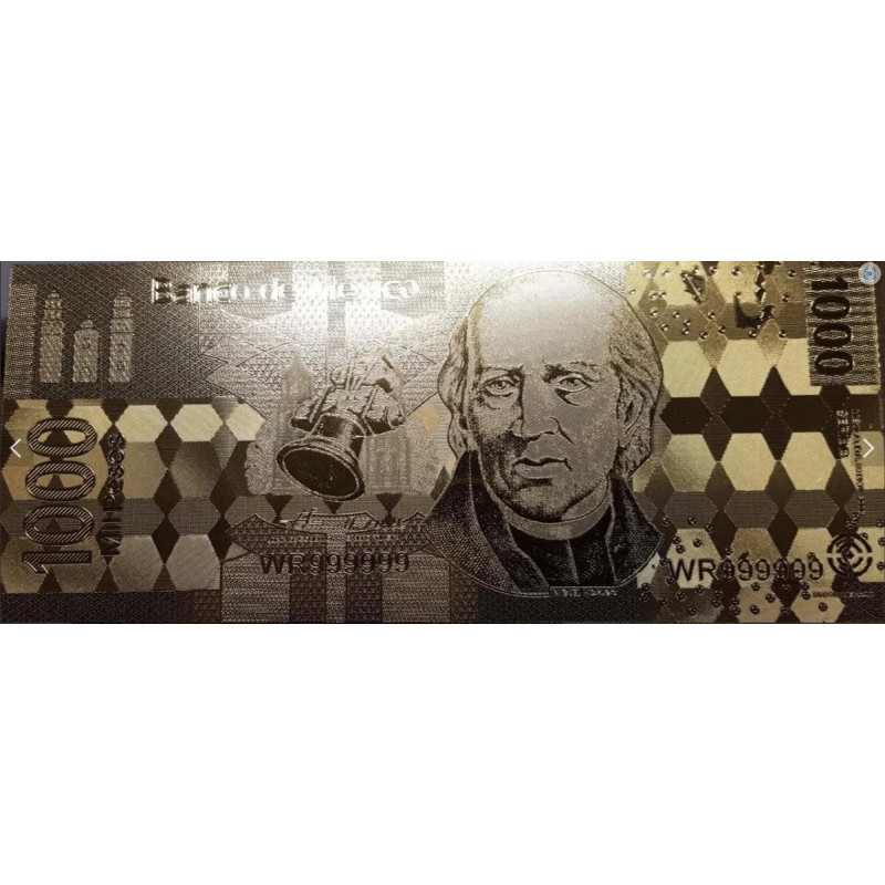 BILLETE DE 1000 PESOS DE ORO