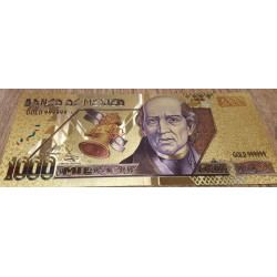 BILLETE DE 1000 PESOS DE ORO