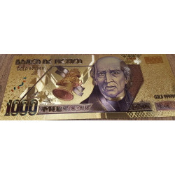BILLETE DE 1000 PESOS DE ORO